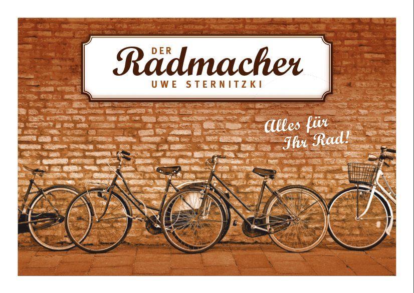 Uwe Sternitzki, Schwarze Pumpe, Ernst-Thälmann-Str. 2, 03130 Spremberg, Tel. 03564-3866555, Mail: info@radmacher-spremberg.de, Ust-Nr. 